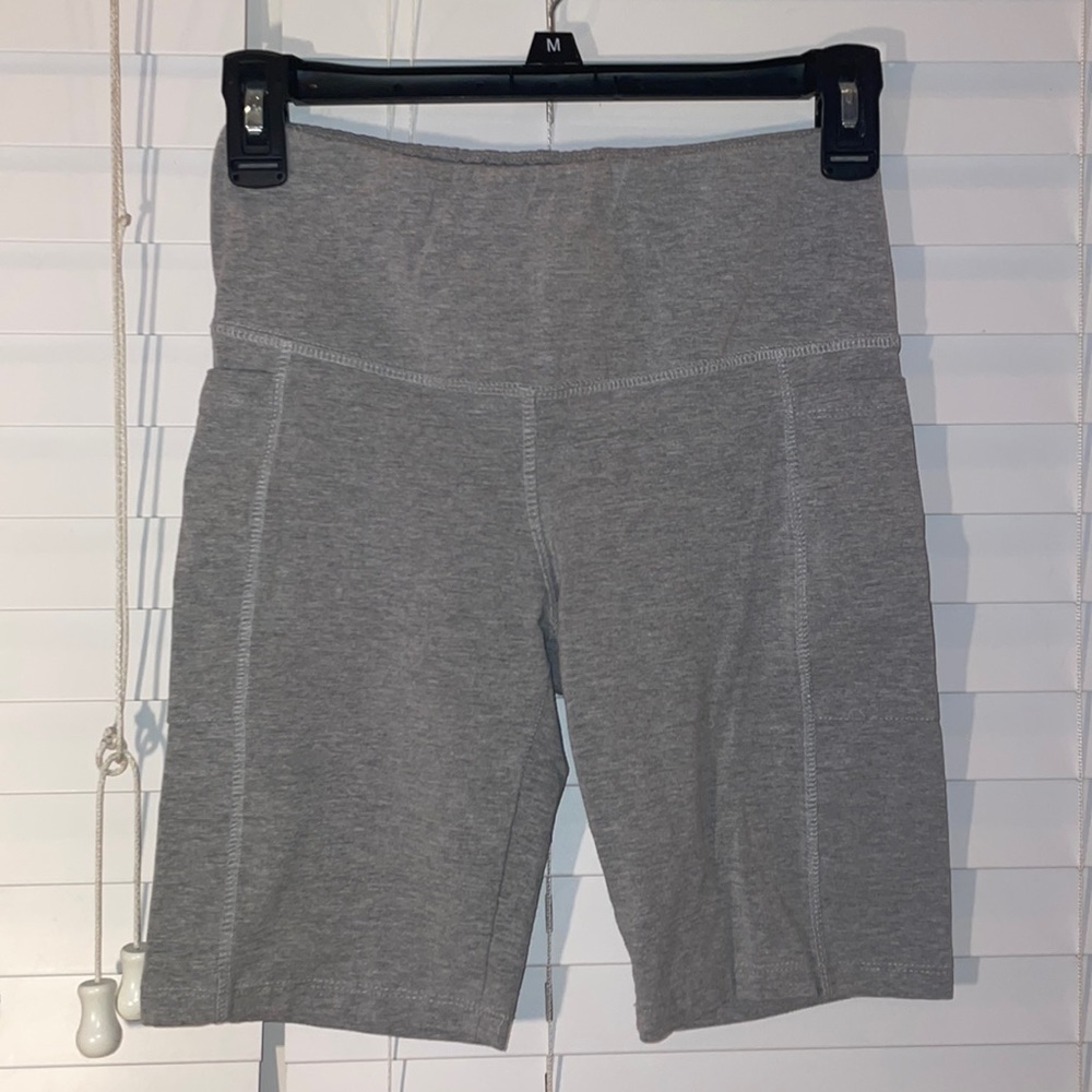 exercise biker shorts with pockets